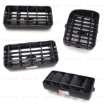ชุด ช่องแอร์ ช่องปรับแอร์ ข้างซ้าย+ขวา+อันกลาง 4 ชิ้น สีดำ สำหรับ Nissan Big-M 993,Big-M BDI,Frontier D22 ปี 1986-2005